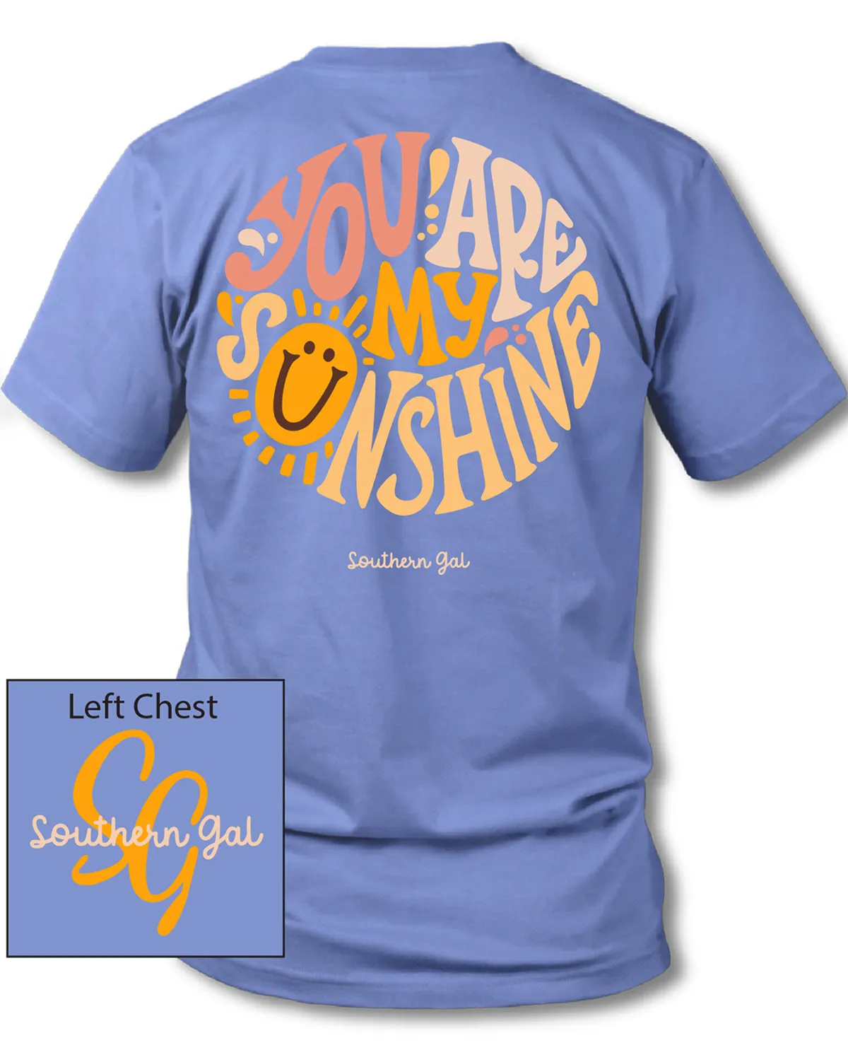 Southern Gal Plus Sunshine Short Sleeve Tee