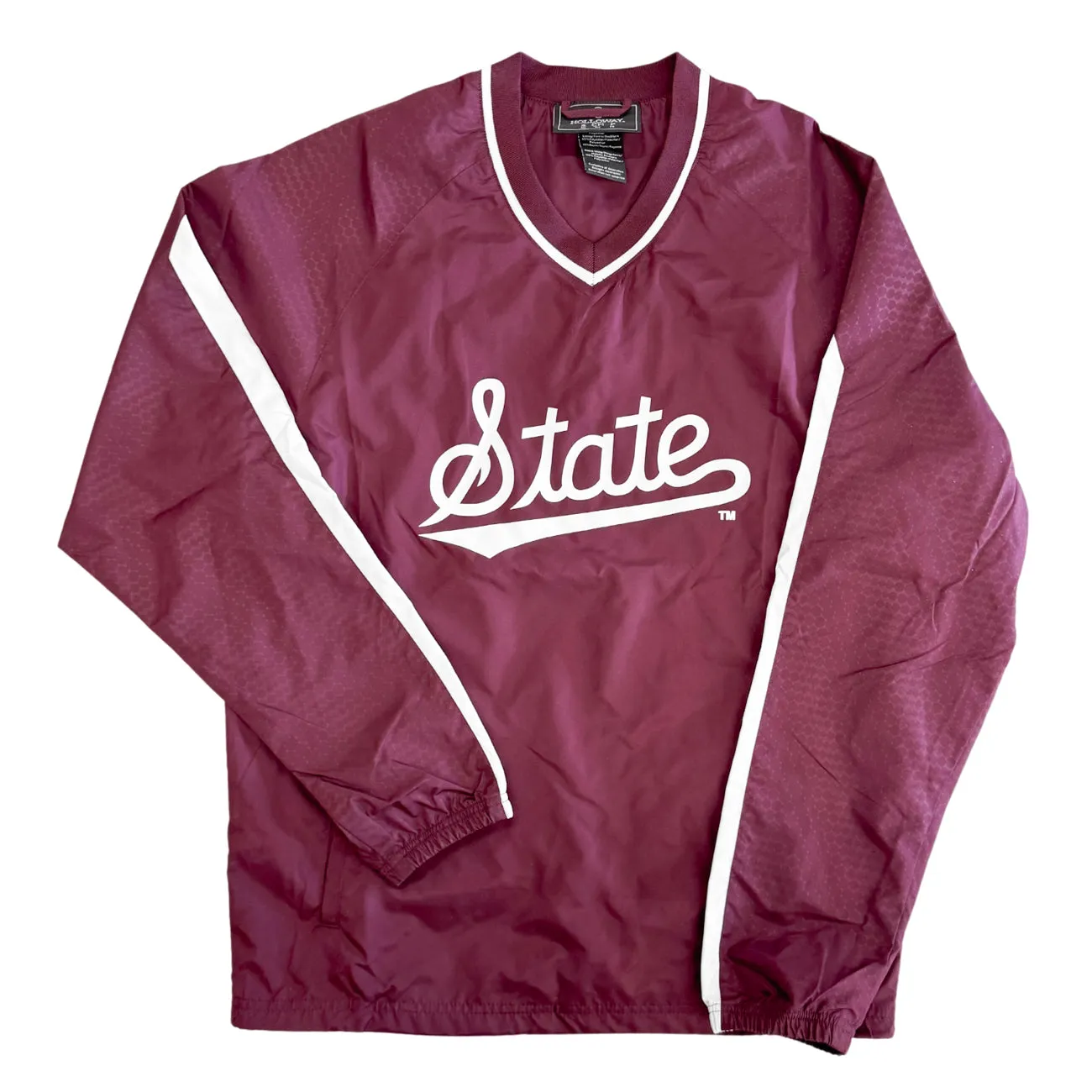 State Script V-Neck Windbreaker