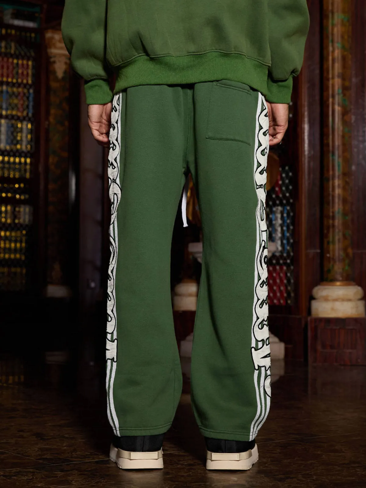 Street Badge Embroidery Pattern Tracksuit