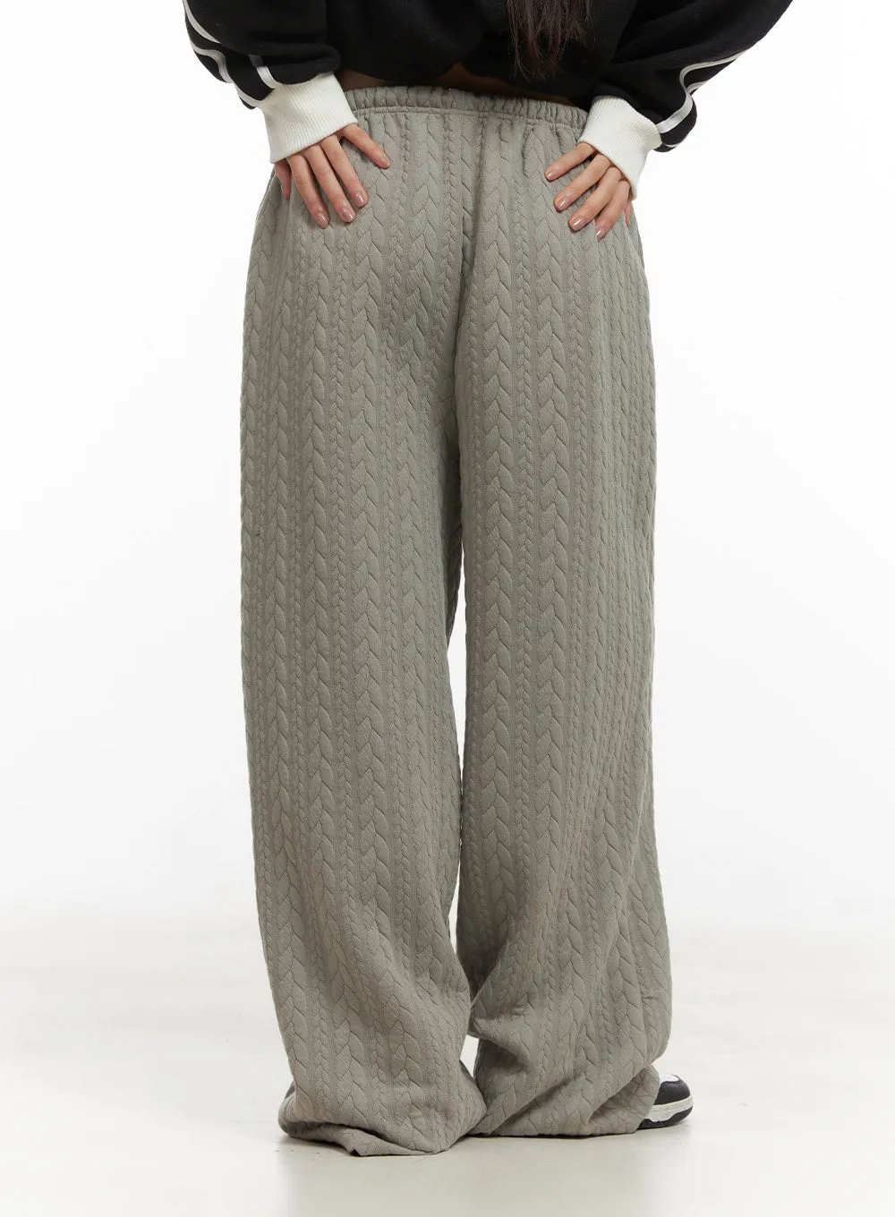 Stylish Quilted Wide-Leg Pants CD416