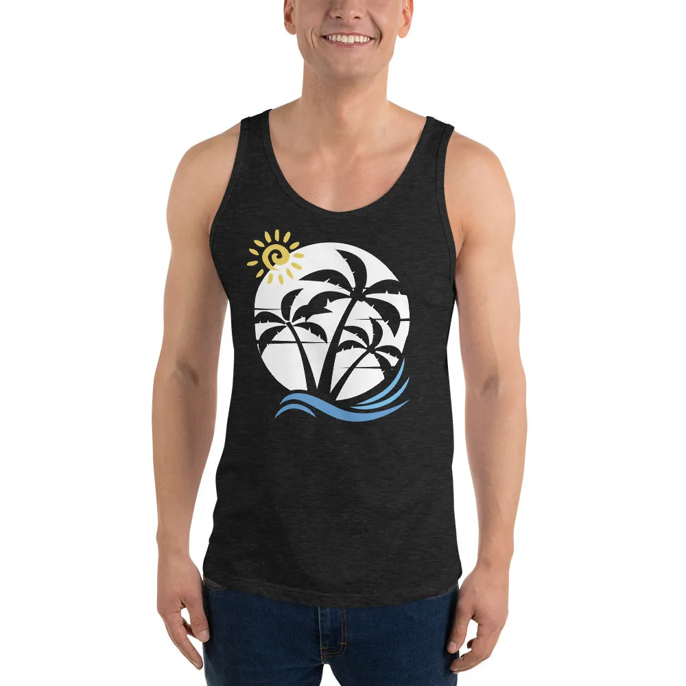 Sun Palm Tree Tank Top