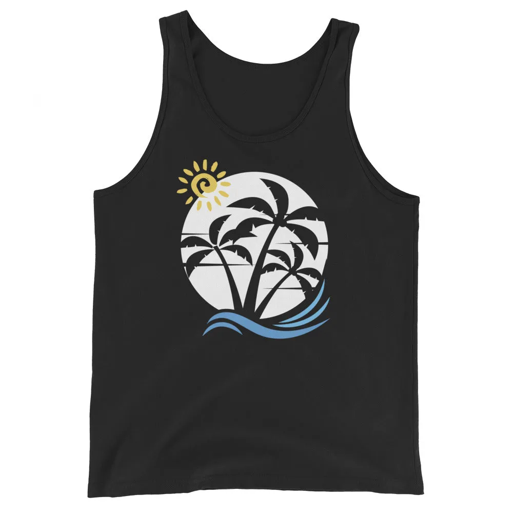 Sun Palm Tree Tank Top