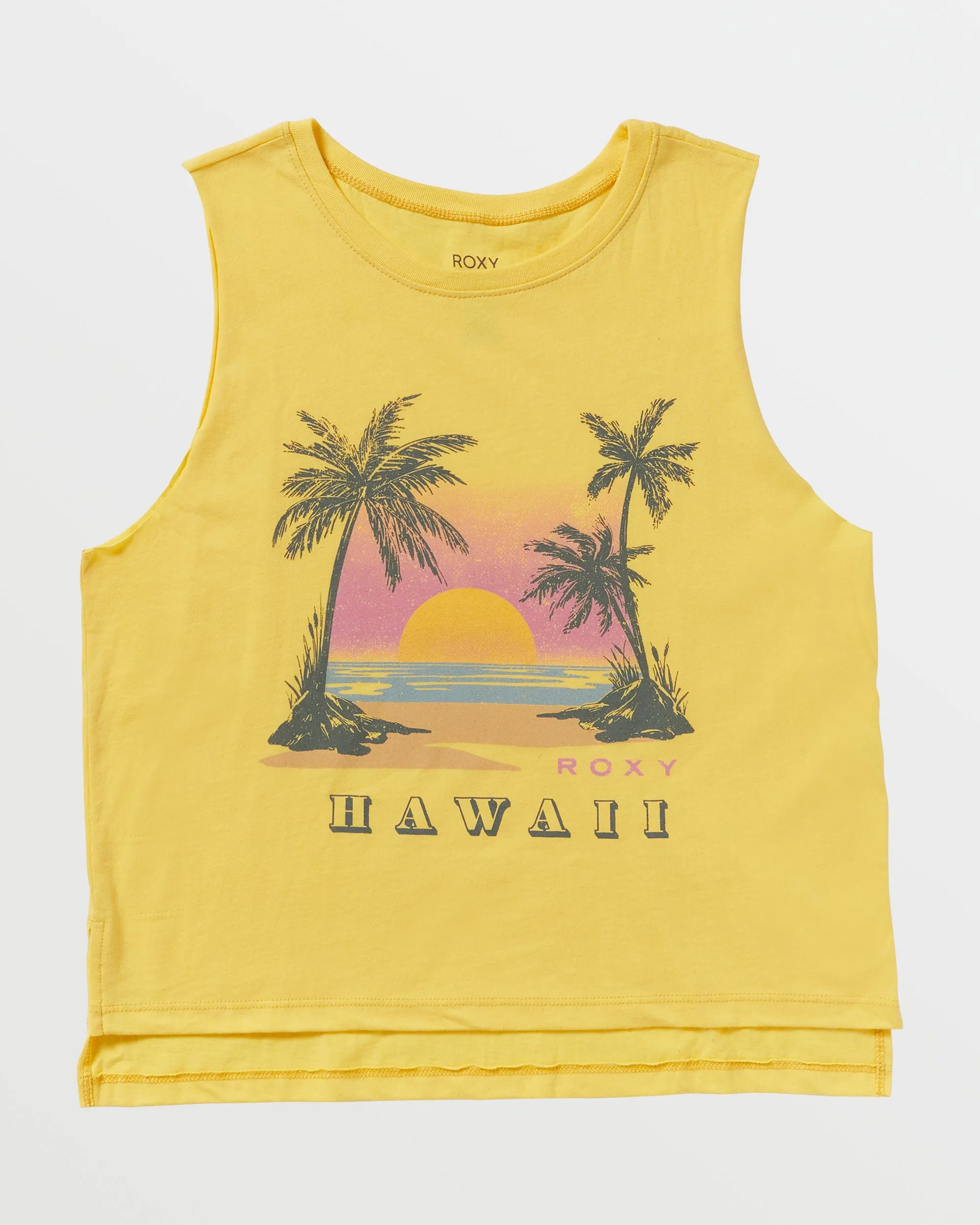 Sunset Beach Hawaii Tank - Banana Cream