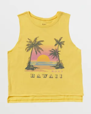 Sunset Beach Hawaii Tank - Banana Cream