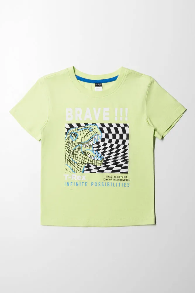 T-Shirt Printed Lime