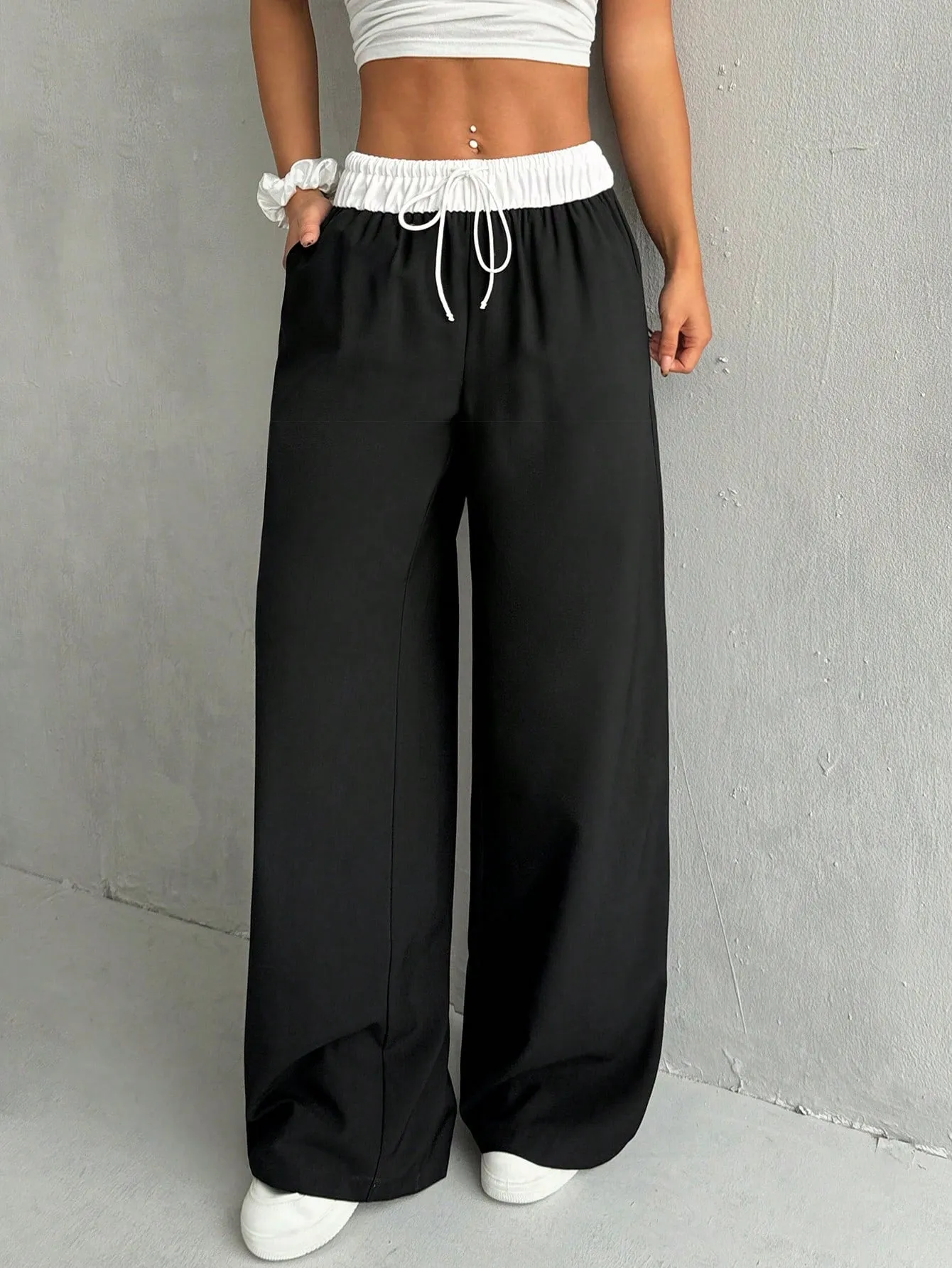 Tailored Wide Leg Boxer Pants