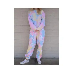 Technicolor Crush Tie-Dye Sweatsuit Set