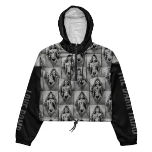 THE DARK TRIAD: LOVE BOMB Women’s Cropped Windbreaker