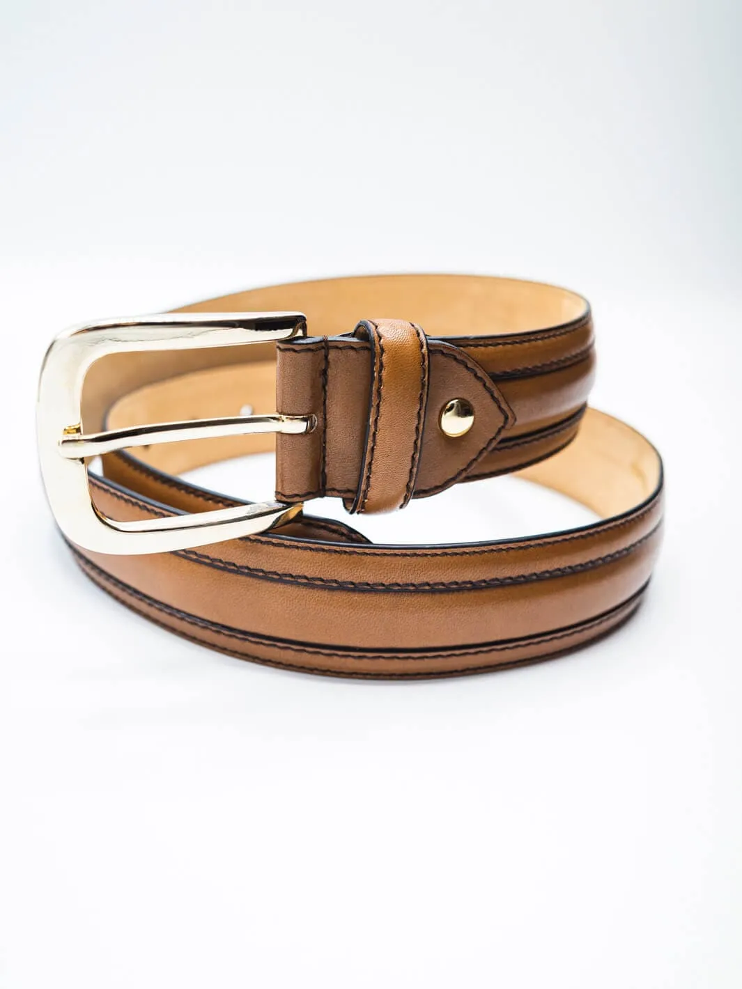 Venezia Belt - Medium Brown