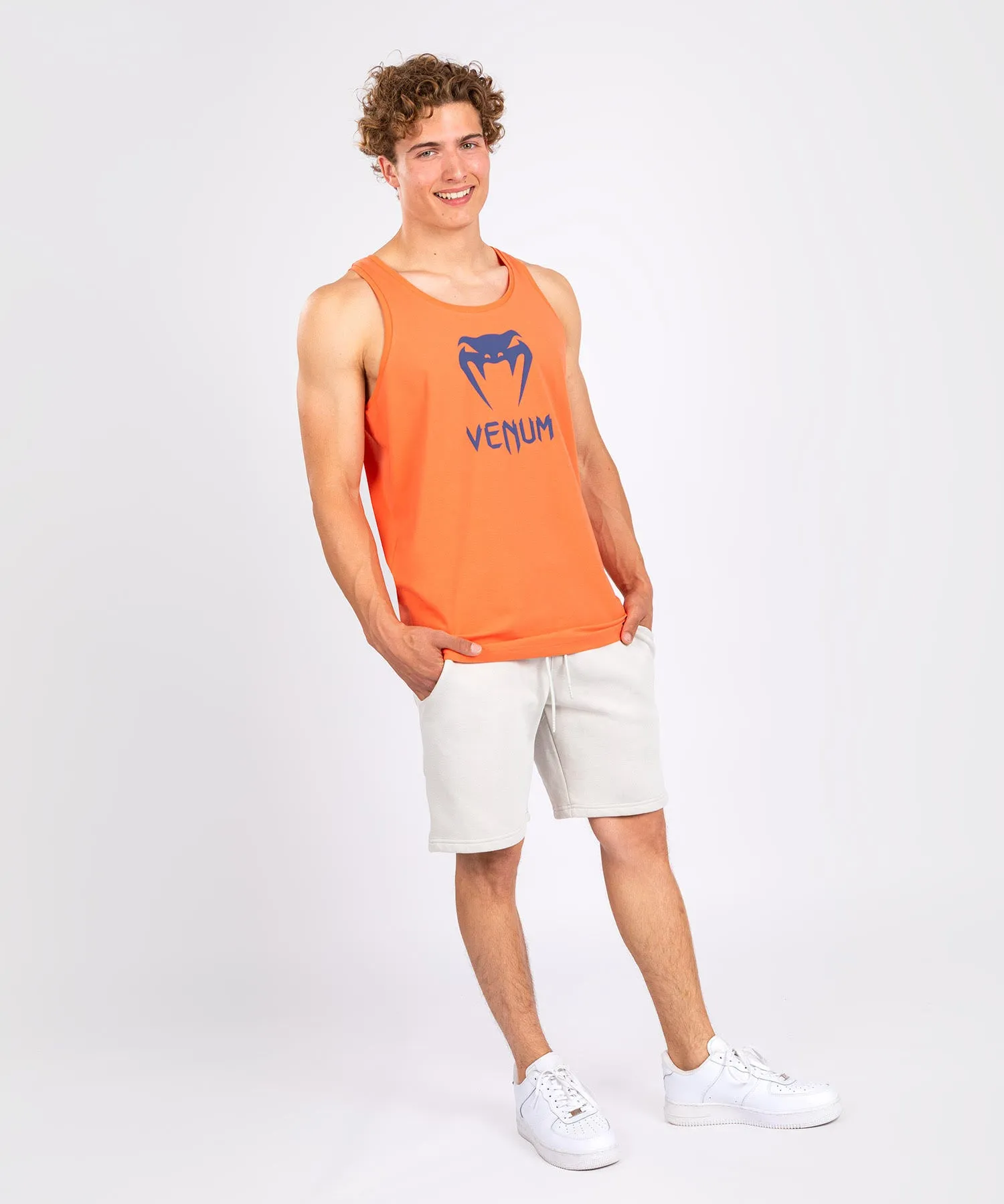 Venum Classic Tank Top - Orange/Navy Blue