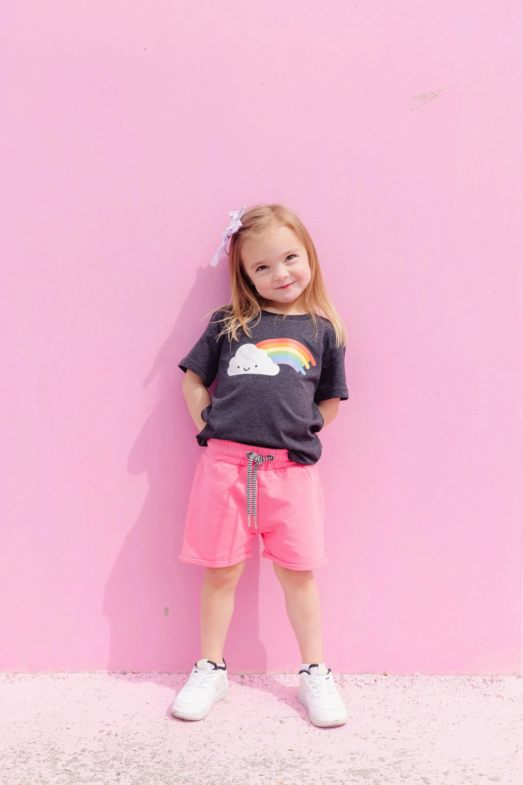 Whistle & Flute Bamboo Drawstring Shorts - Pink