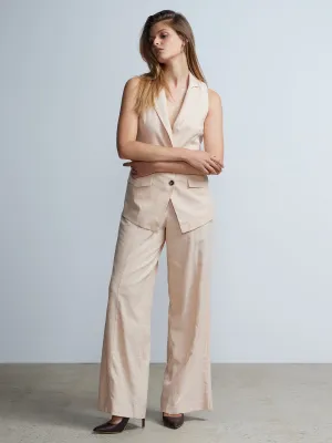 Wide Leg Linen Pant