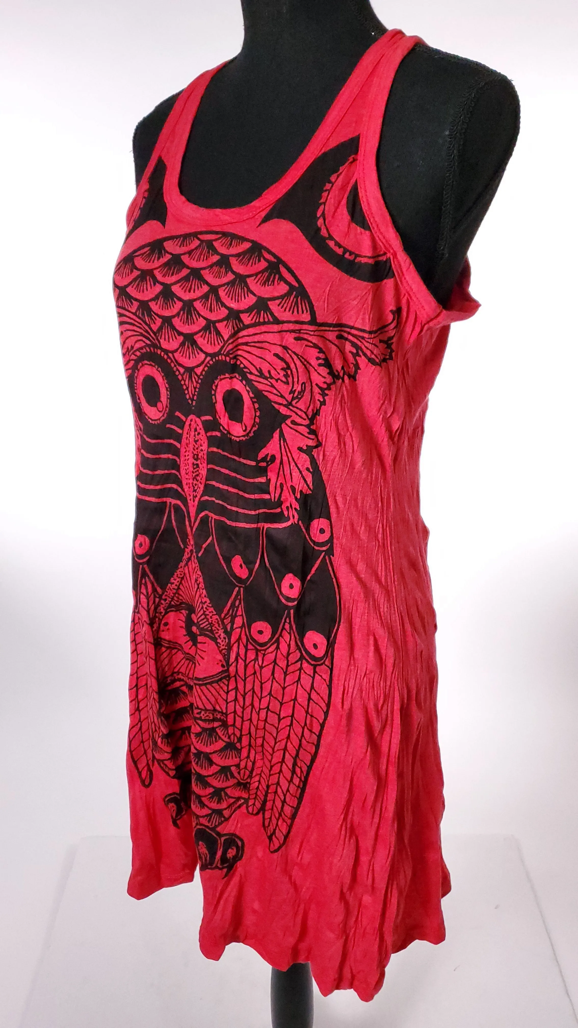 Women's Owl Tank Dress