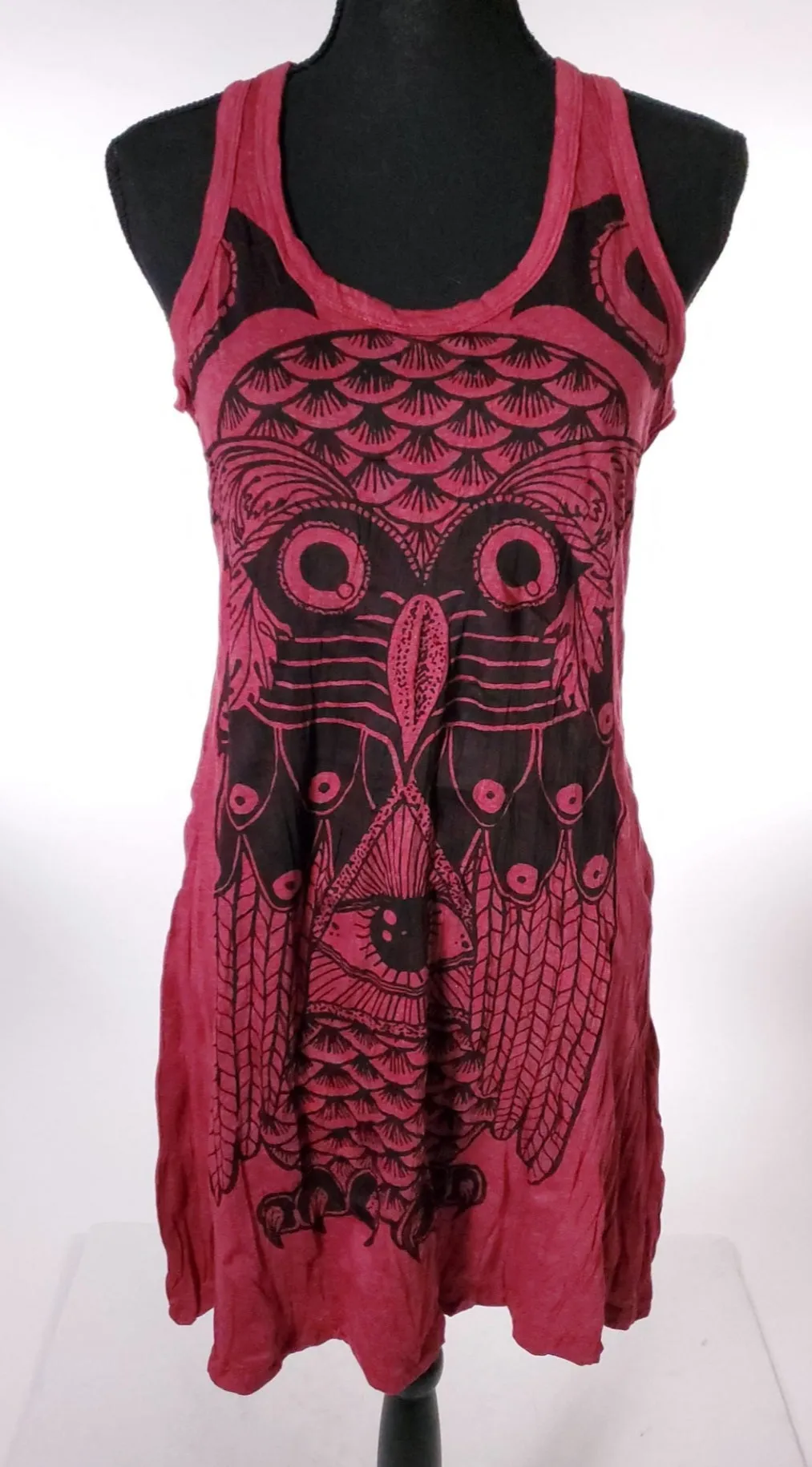 Women's Owl Tank Dress