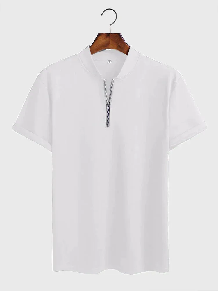 Zip Casual T-Shirt